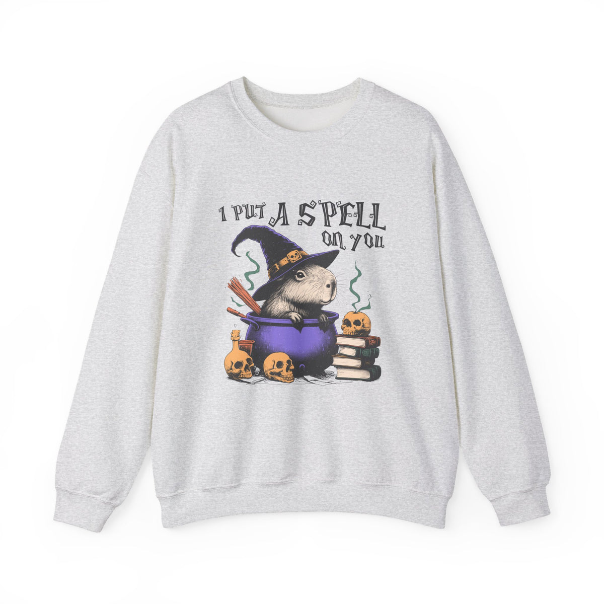 I Put A Spell On You | Capybara | Halloween | Crewneck