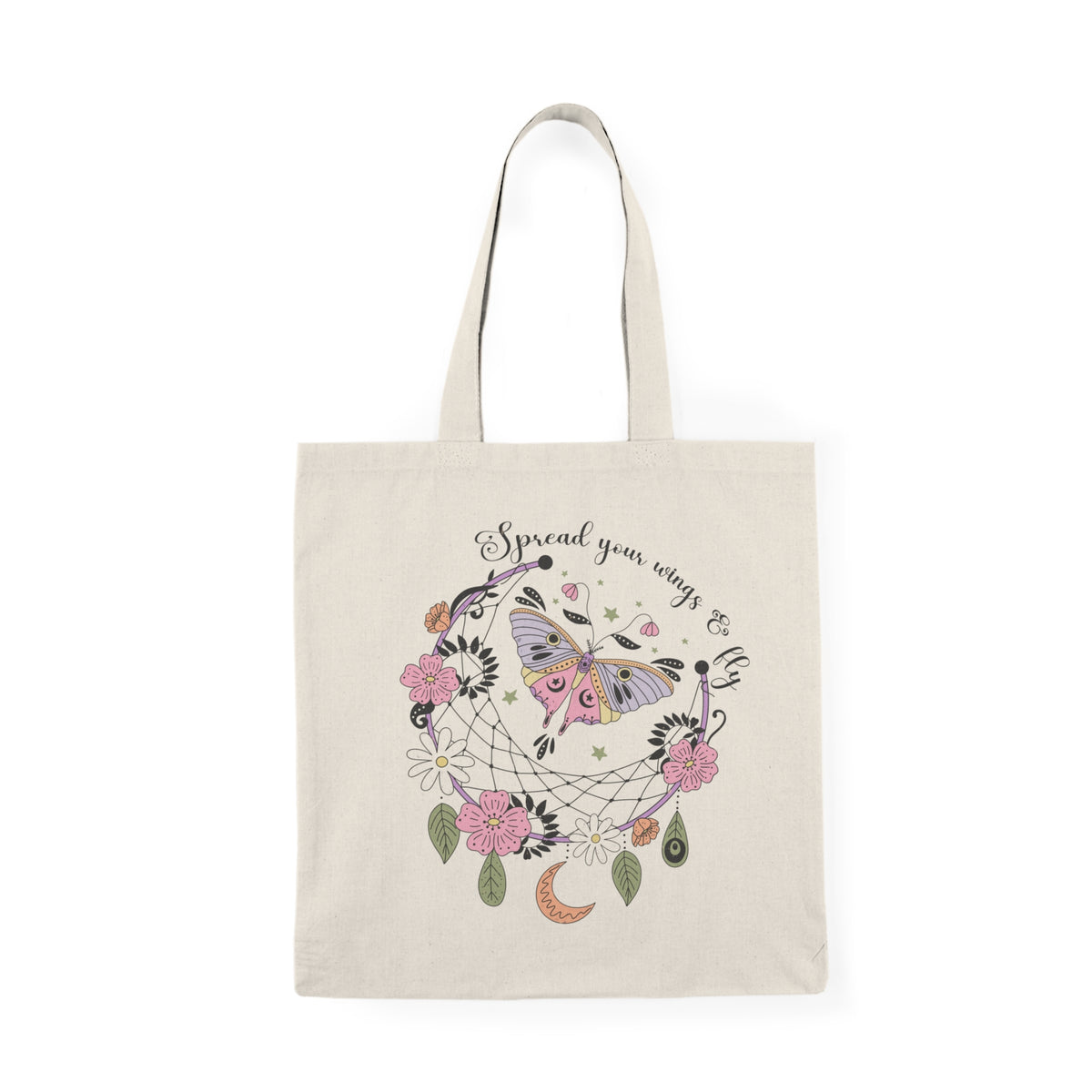 Spread Your Wings & Fly | Moth Butterfly | Summer | Tote Bag