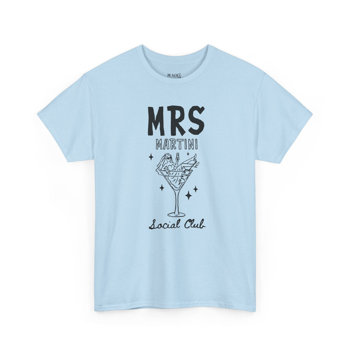 Mrs Martini | The Bride | Bachelorette | T-Shirt