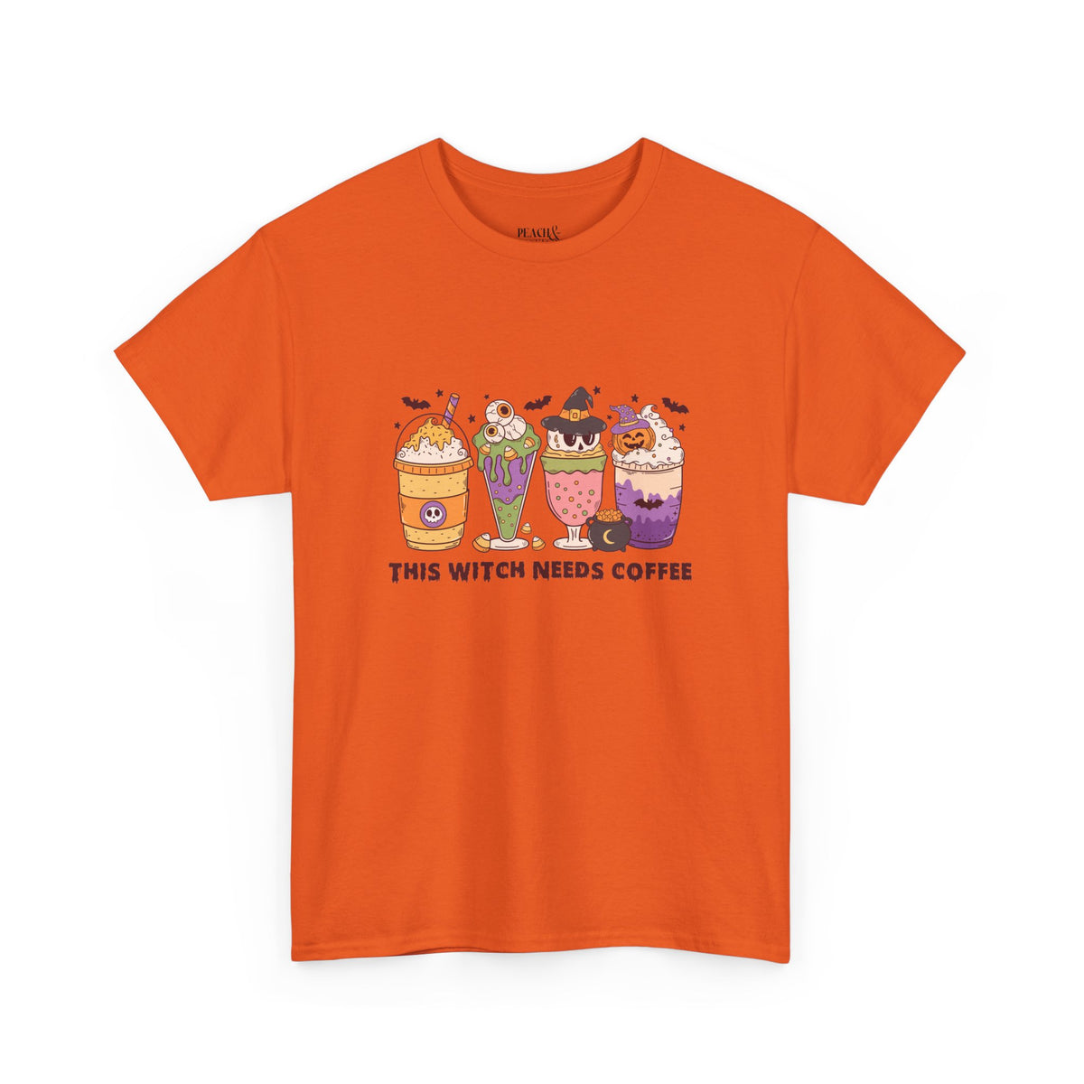 This Witch Needs Coffee | Halloween | T-Shirt