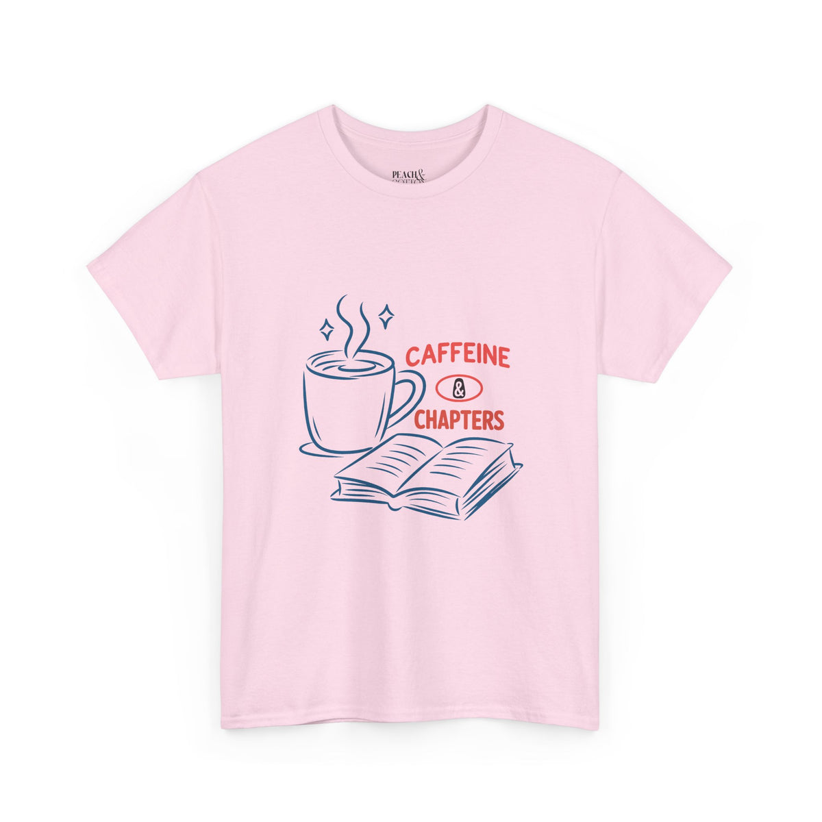 Caffeine & Chapters | Book Lover | T-Shirt