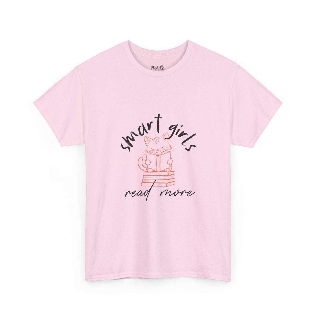 Smart Girls Read More | Cat | Book Lover | T-Shirt