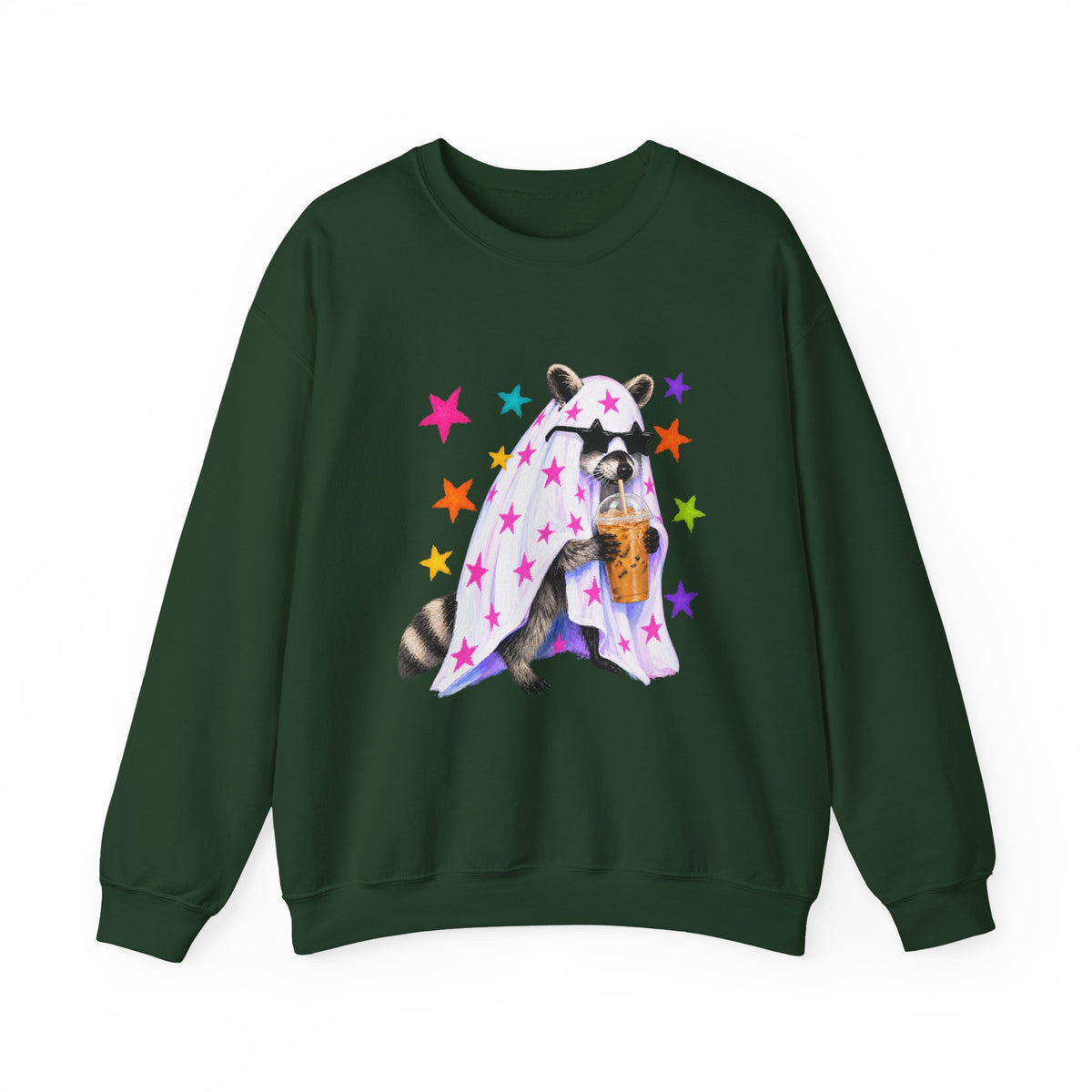 Ghost Racoon | Halloween | Crewneck