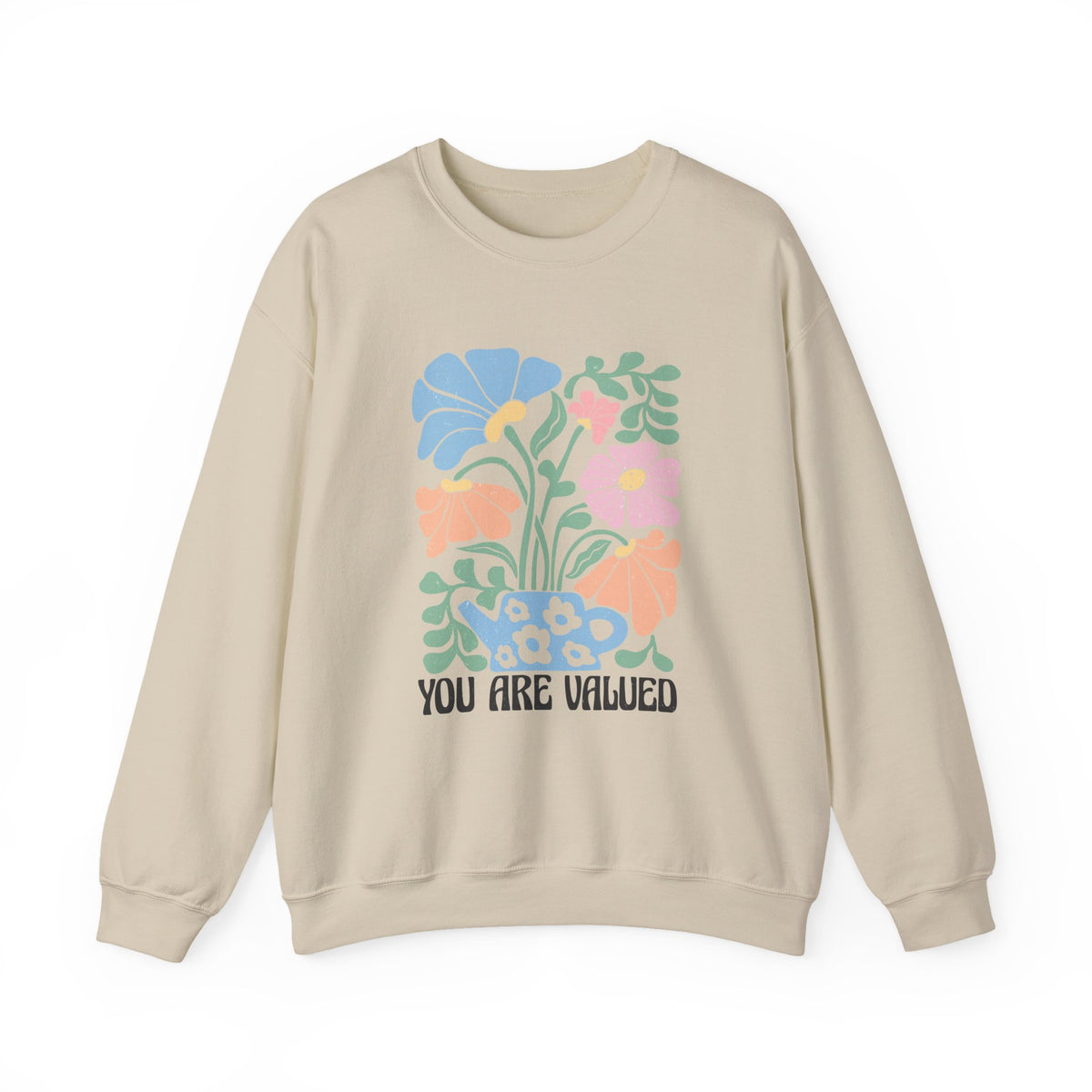 You Are Valued | Boho | Summer | Crewneck