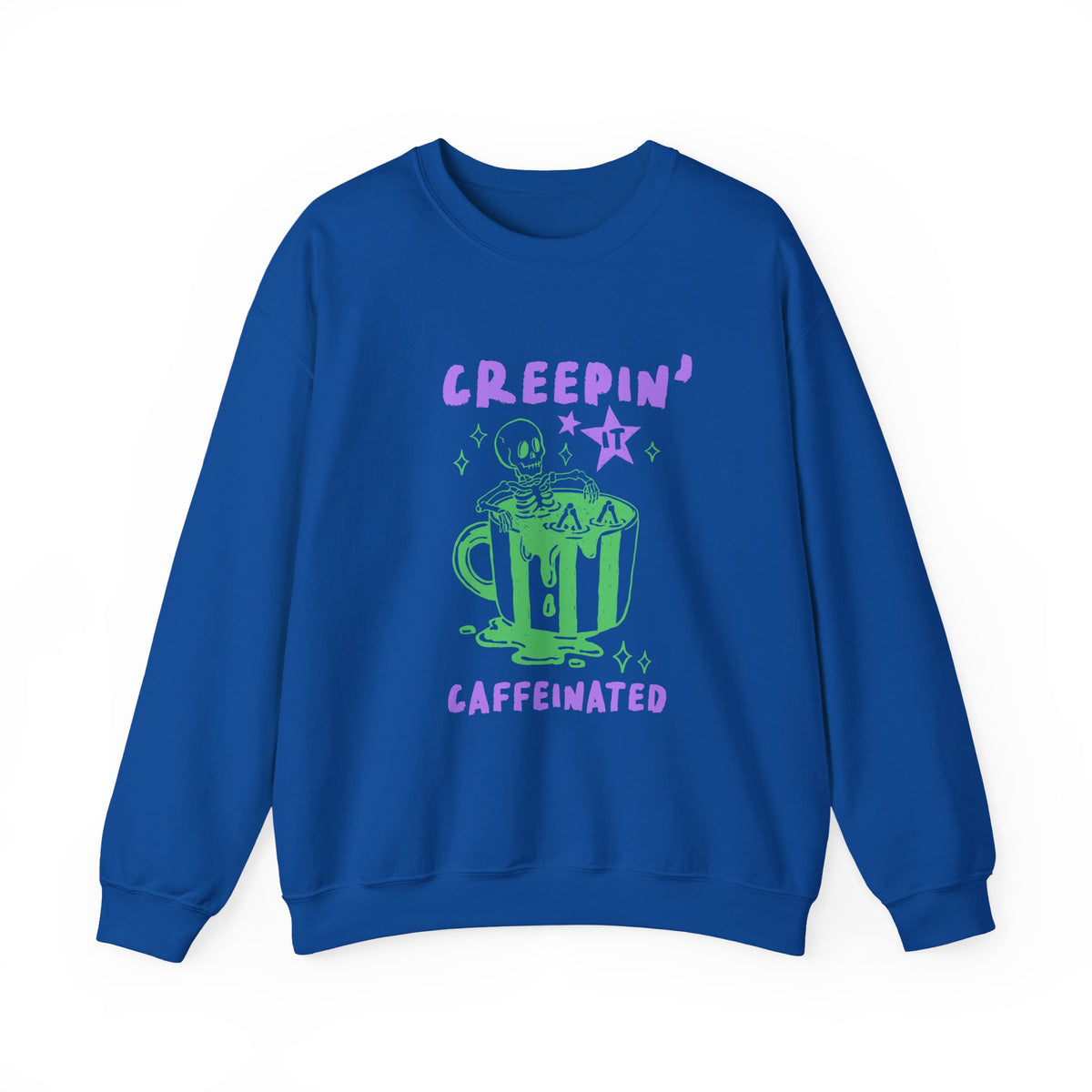 Creepin' It Caffeinated | Halloween Coffee | Crewneck