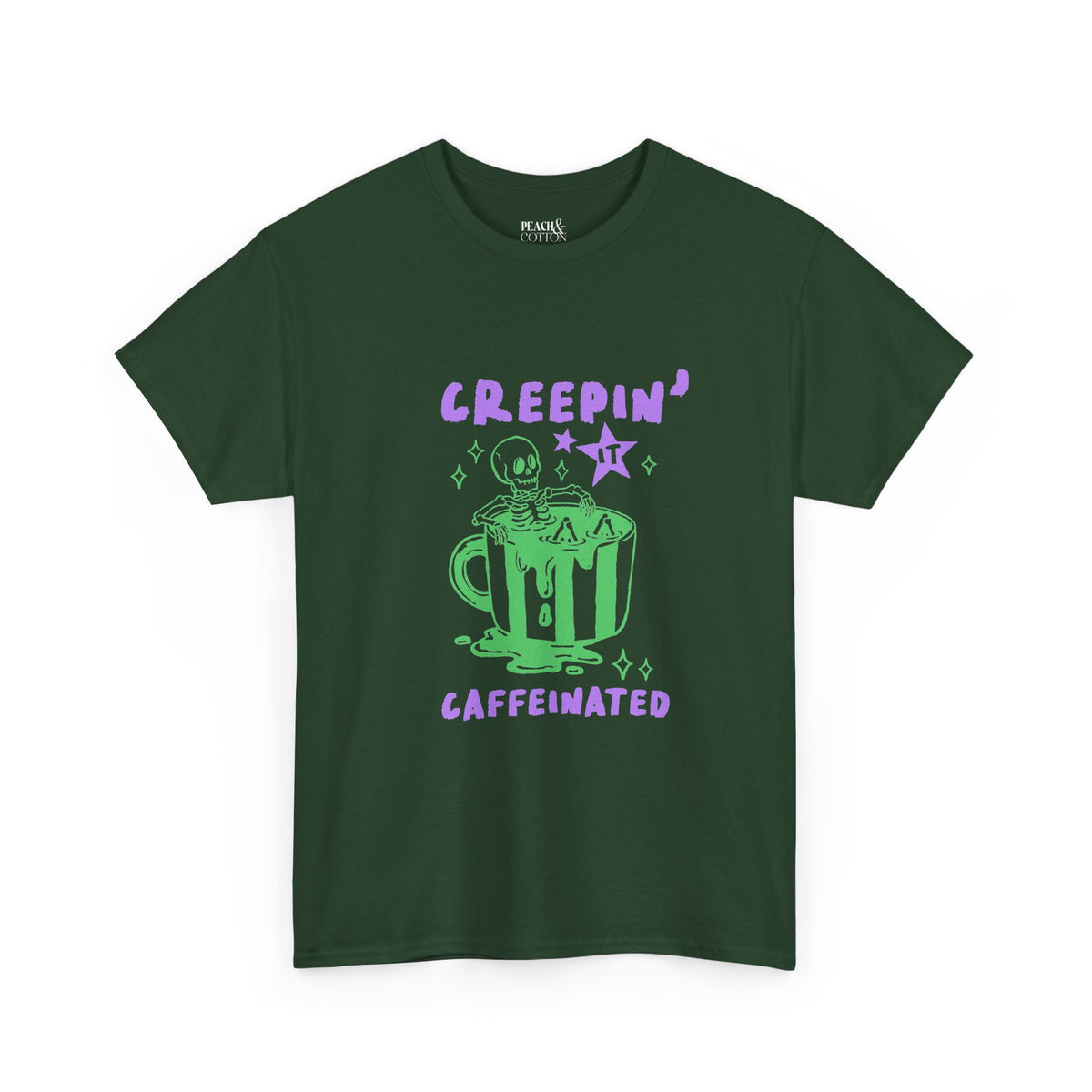 Creepin It Caffeinated | Halloween Coffee | T-Shirt