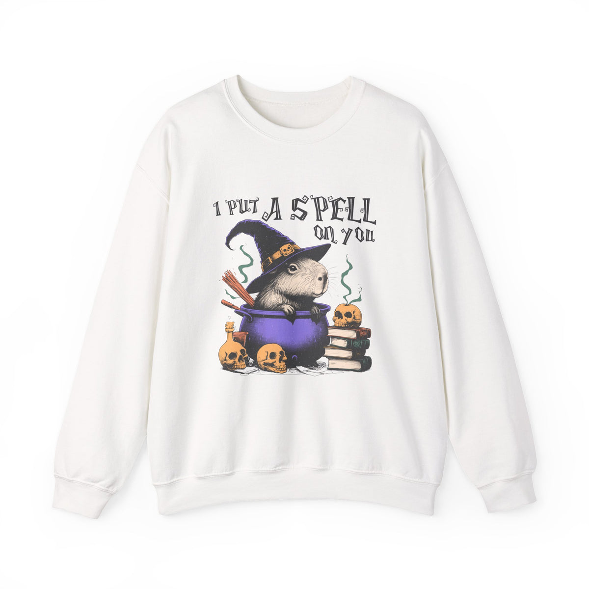 I Put A Spell On You | Capybara | Halloween | Crewneck