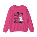 Call Me Cute And Give Me Candy | Ghost | Halloween | Crewneck