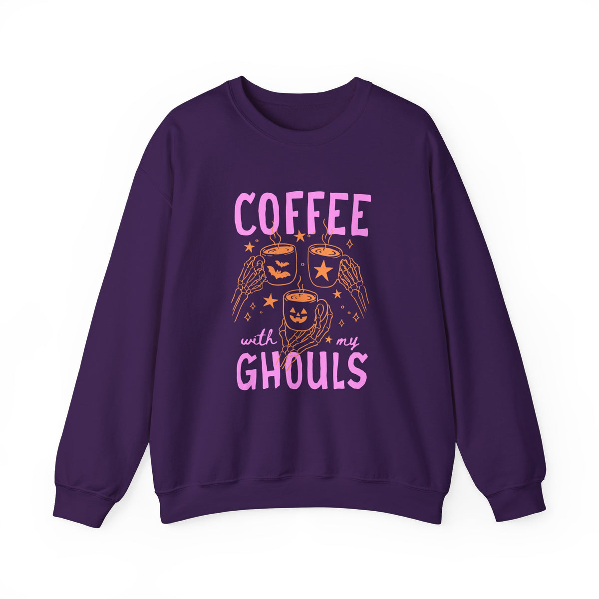 Coffee With The Ghouls | Halloween Coffee | Crewneck