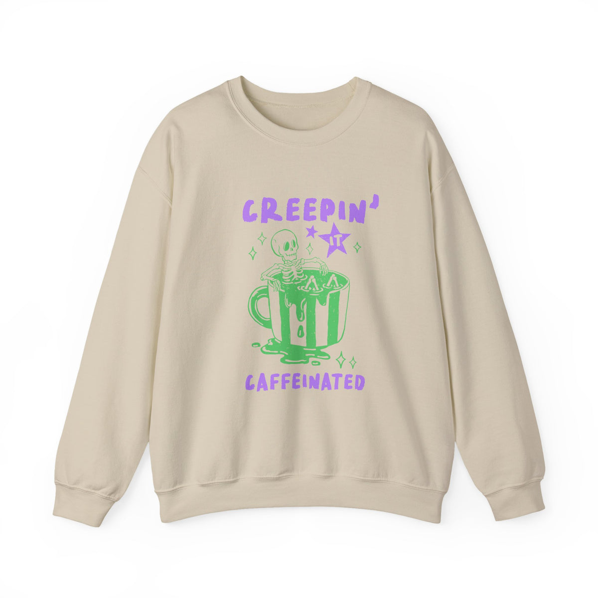 Creepin' It Caffeinated | Halloween Coffee | Crewneck