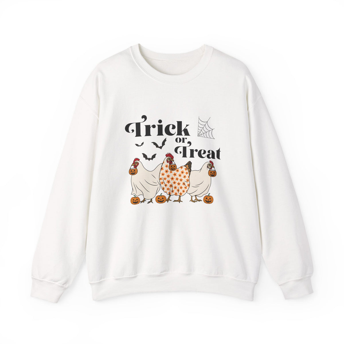 Trick Or Treat Chicken | Halloween | Crewneck