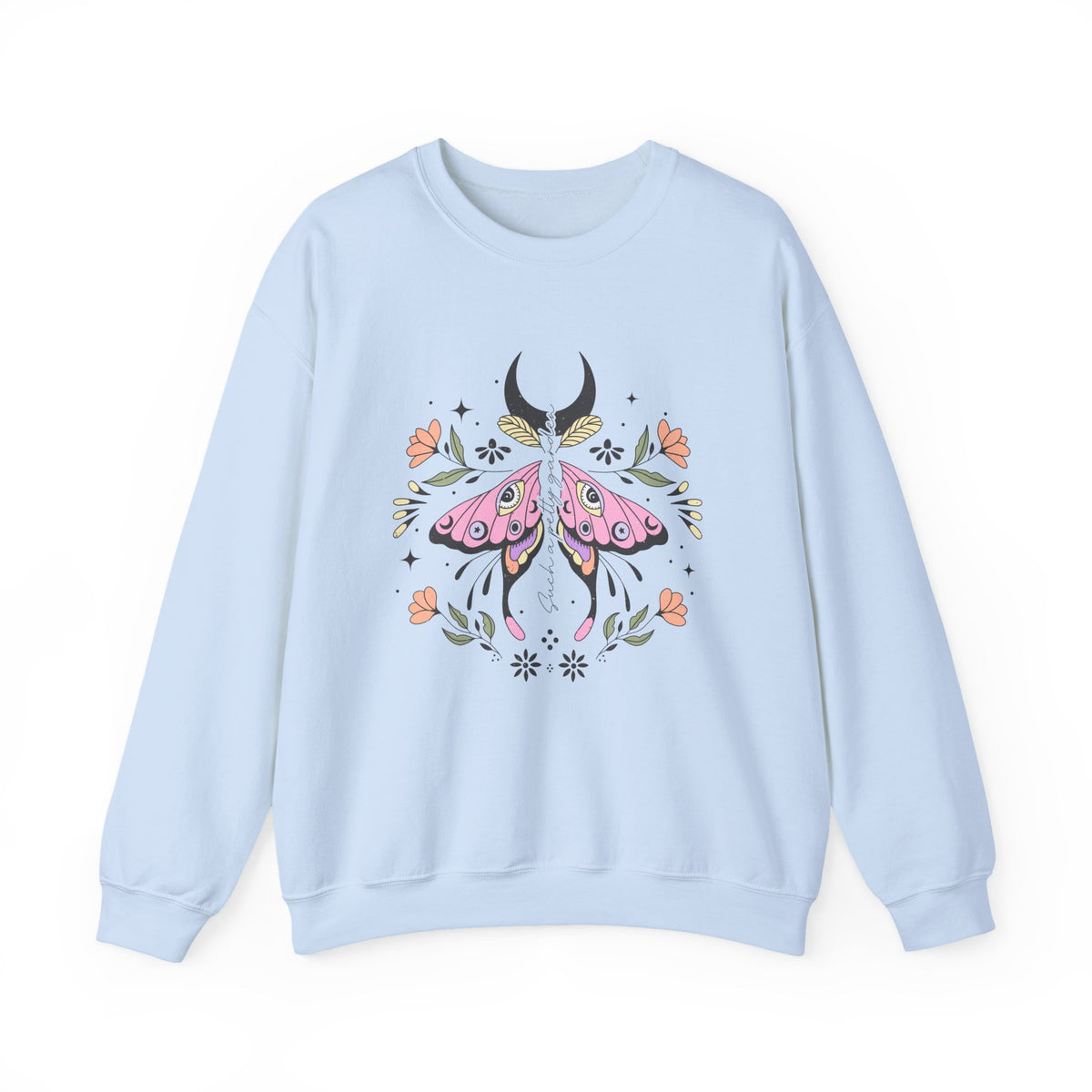 Pretty Garden | Moth Buttefly | Summer | Crewneck