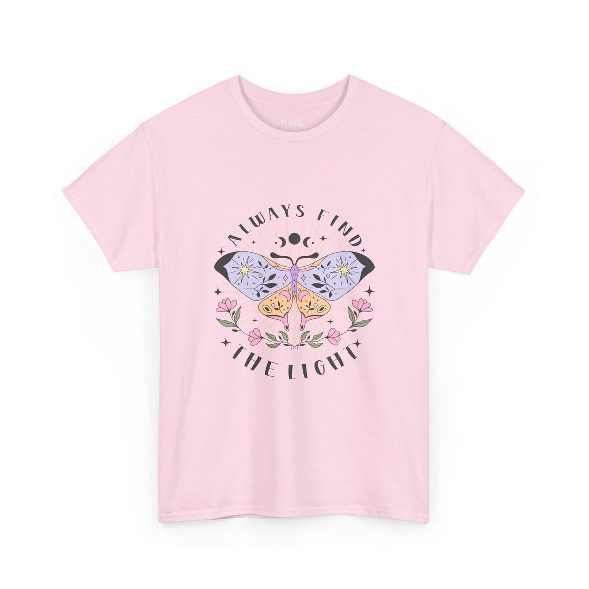 Always Find The Light | Moth Butterfly | Summer | T-Shirt