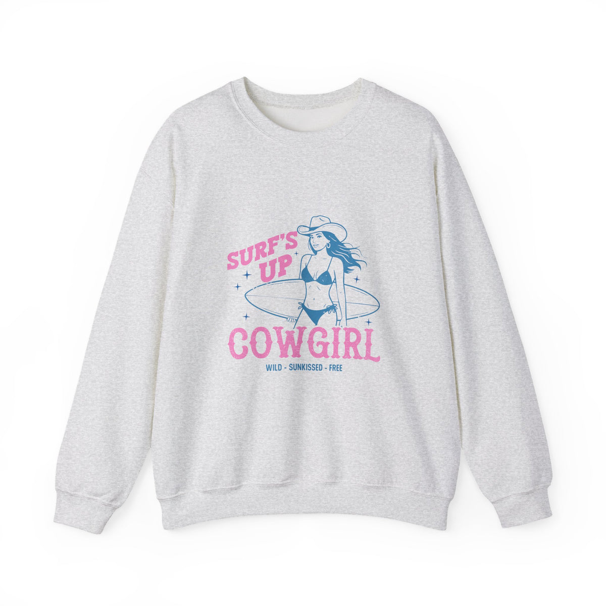 Surf's Up | Salty Cowgirl | Summer | Crewneck