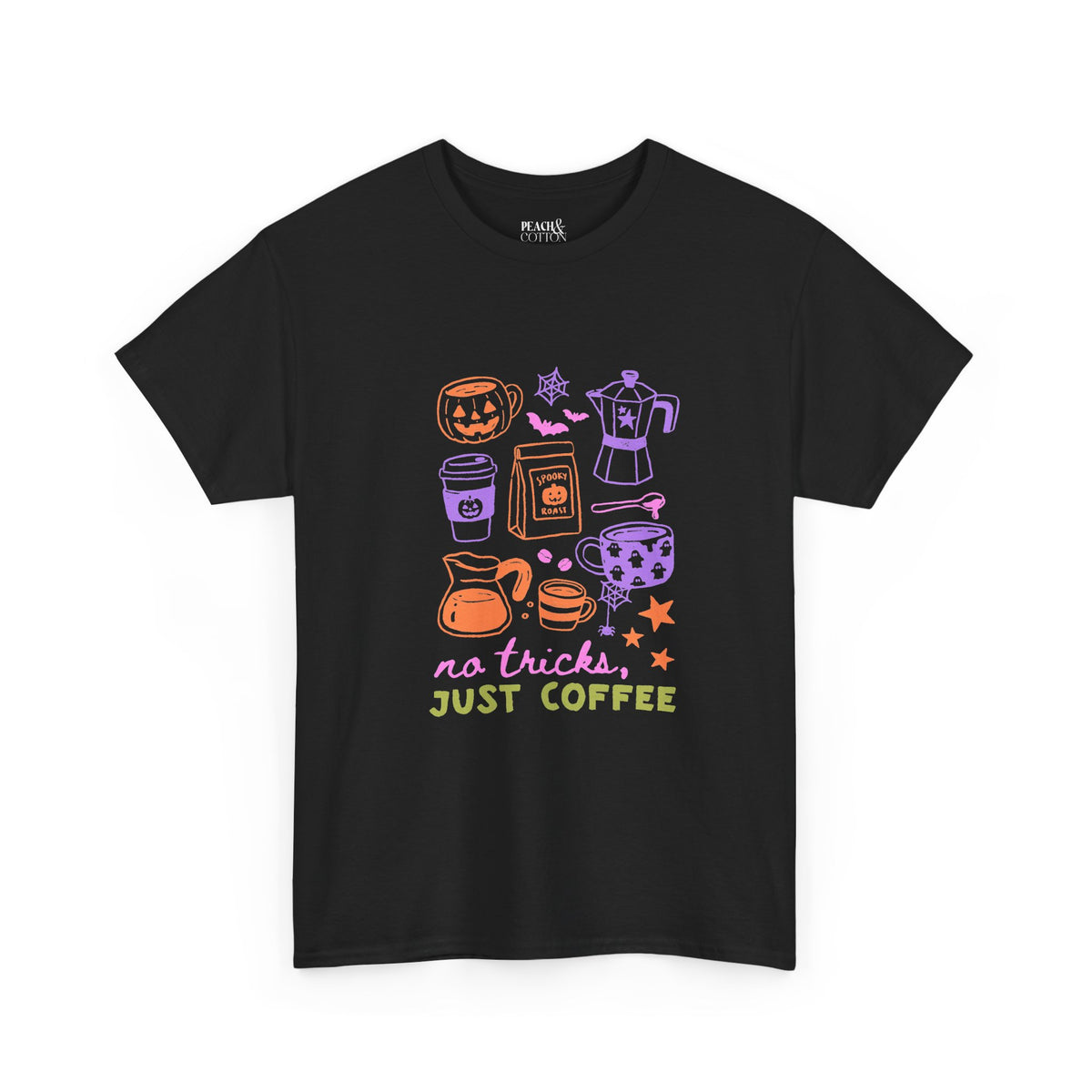 No Tricks Just Coffee | Halloween Coffee | T-Shirt