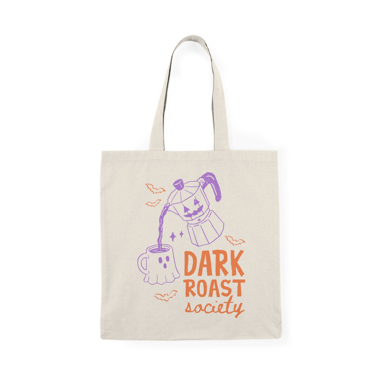 Dark Roast Society | Halloween Coffee | Tote Bag