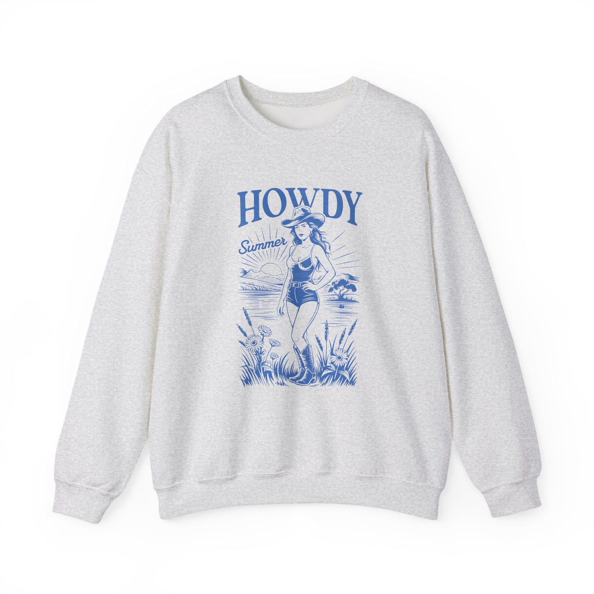 Howdy Summer | Salty Cowgirl | Summer | Crewneck