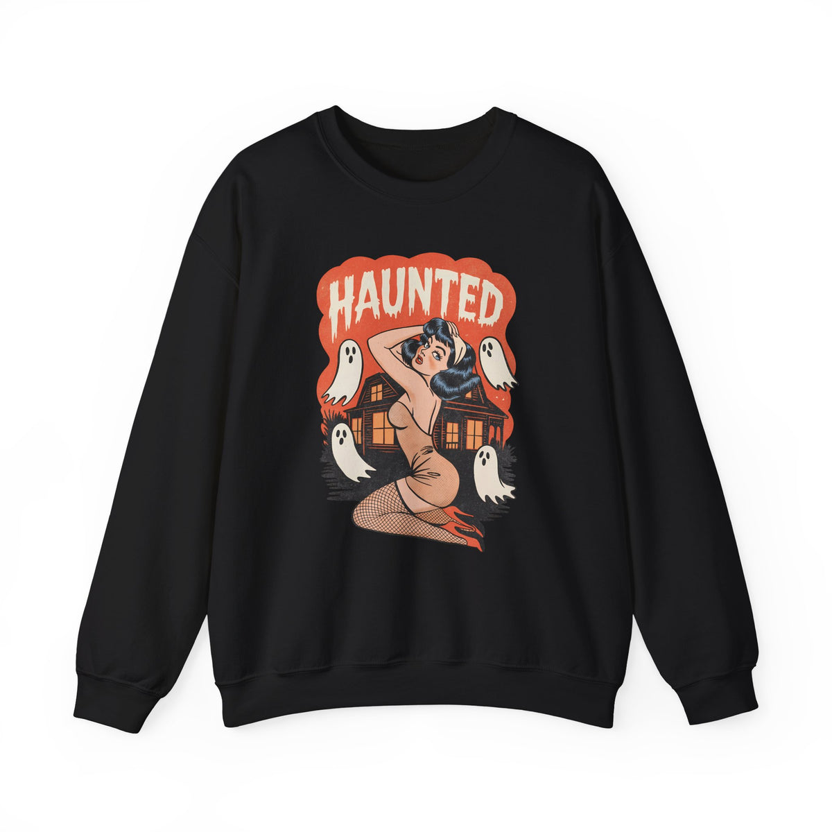 Haunted | Halloween | Crewneck
