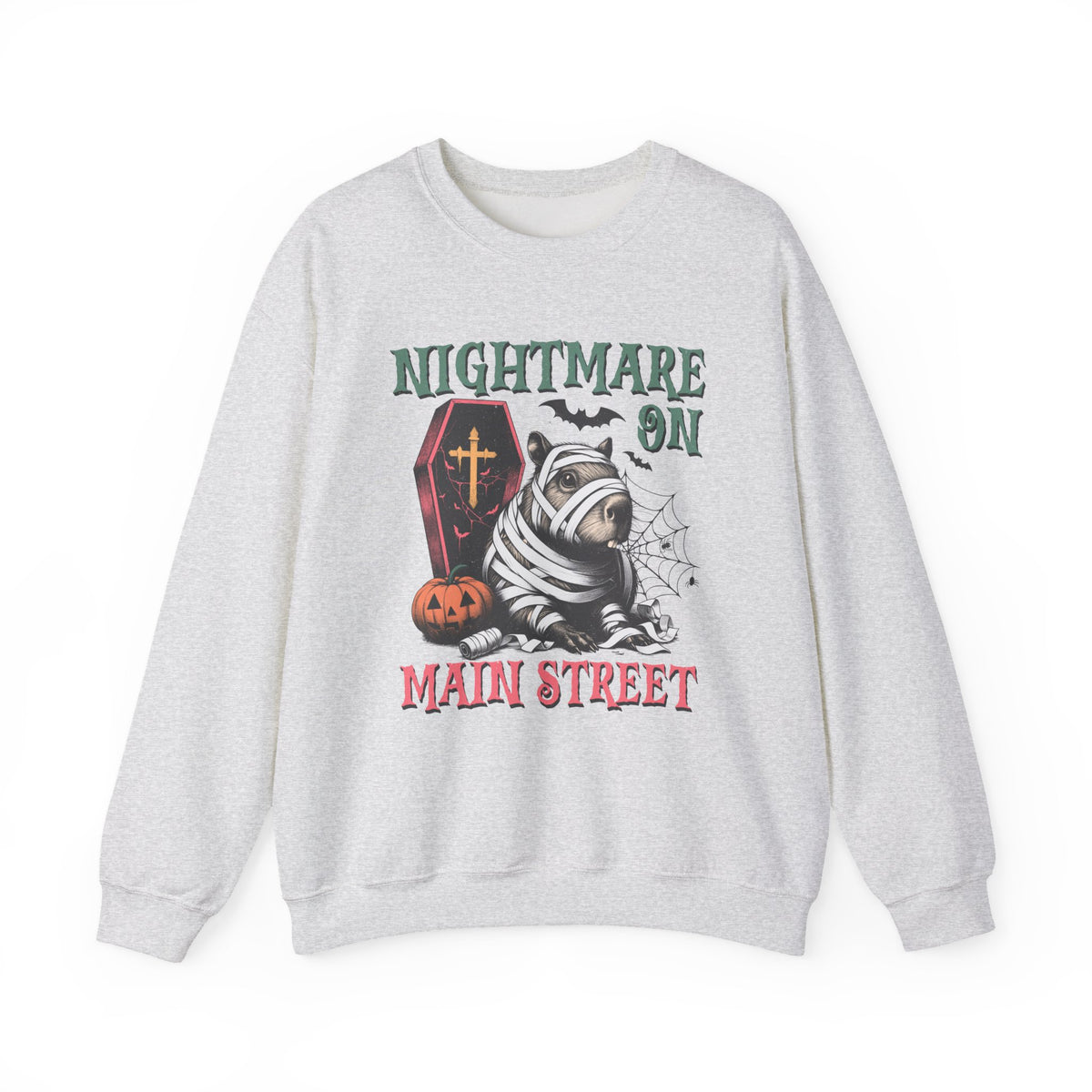 Nightmare On Main Street | Capybara | Halloween | Crewneck