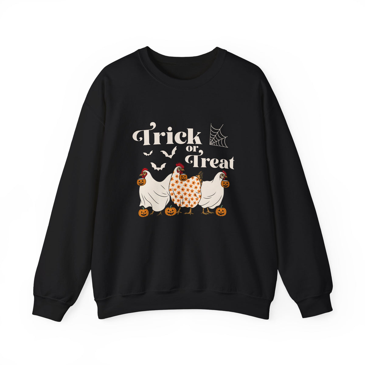 Trick Or Treat Chicken | Halloween | Crewneck
