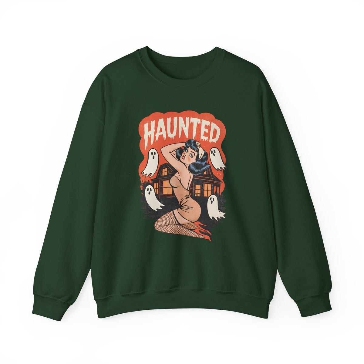 Haunted | Halloween | Crewneck