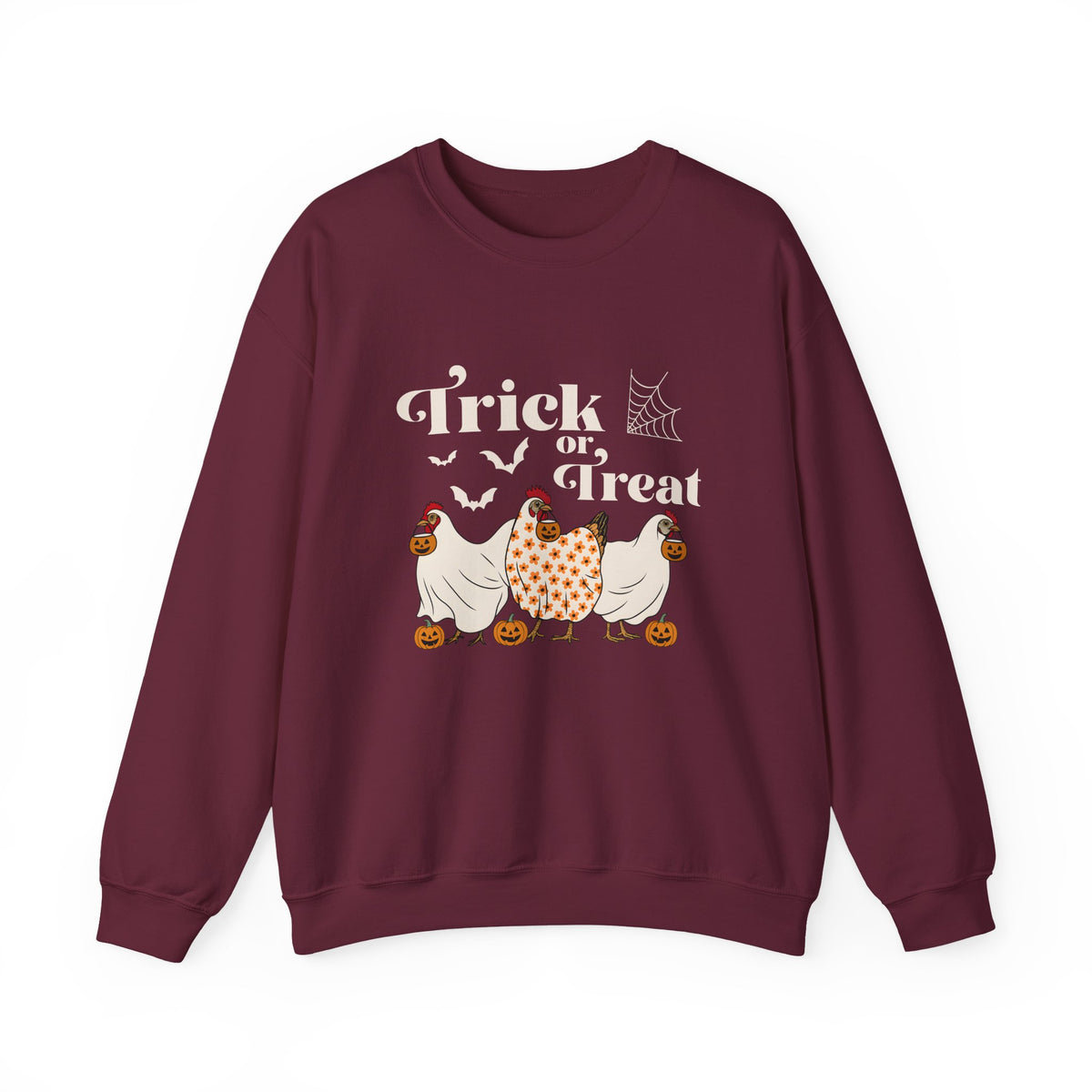 Trick Or Treat Chicken | Halloween | Crewneck