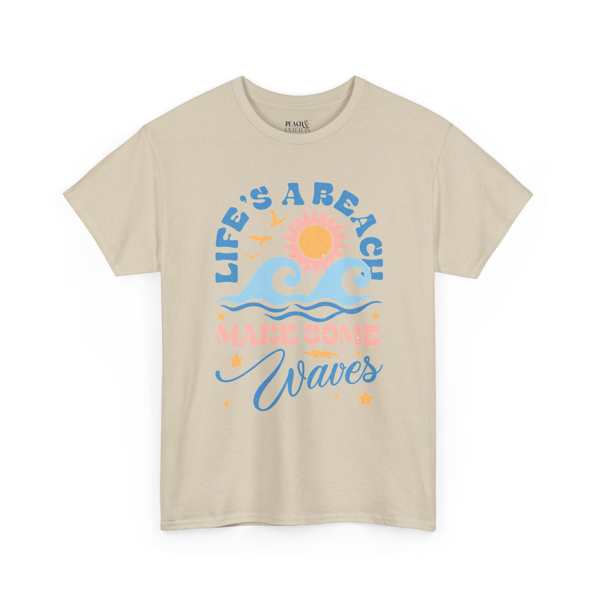 Life's A Beach, Make Some Waves | Summer Boho | T-Shirt