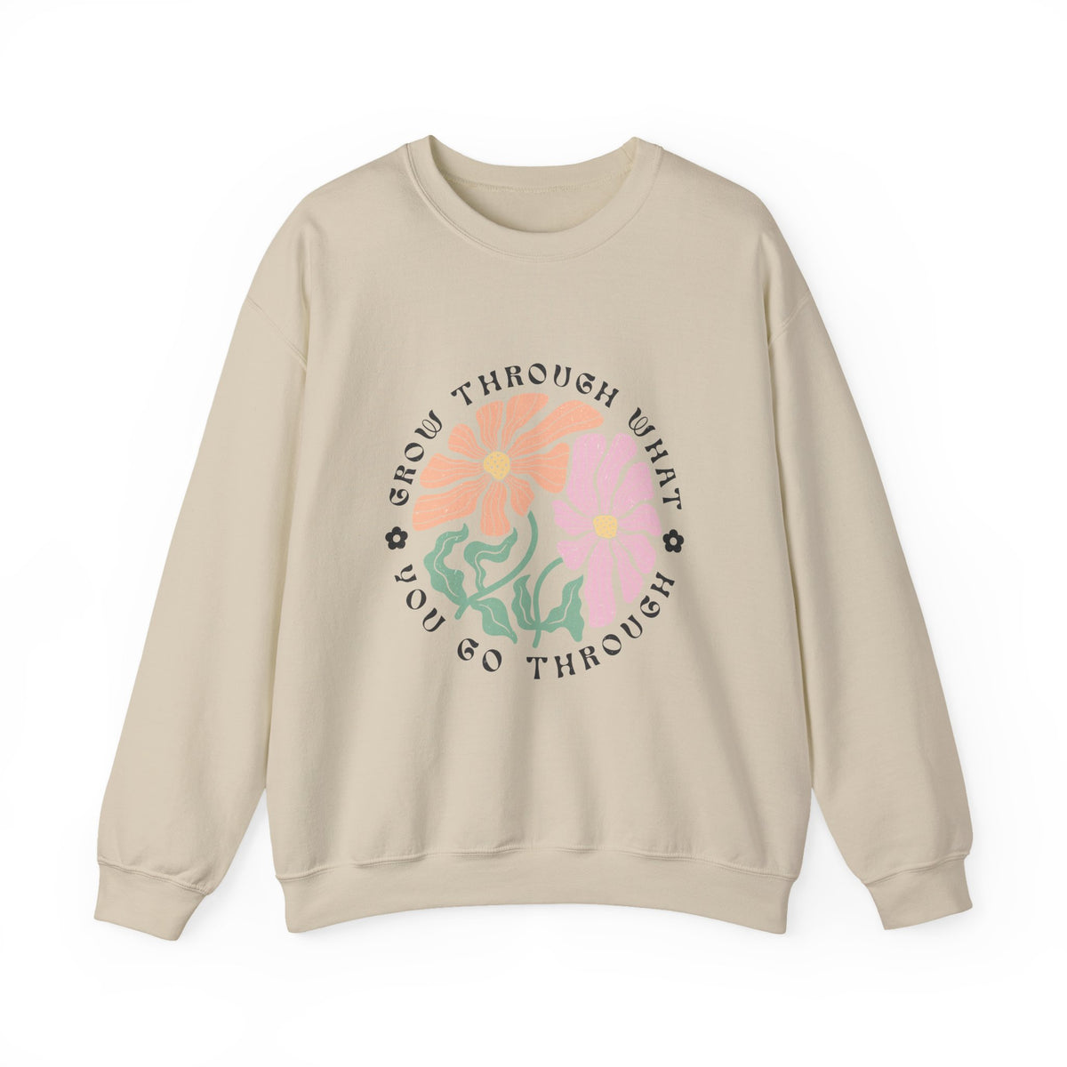 Grow Through What You Go Through | Boho | Summer | Crewneck