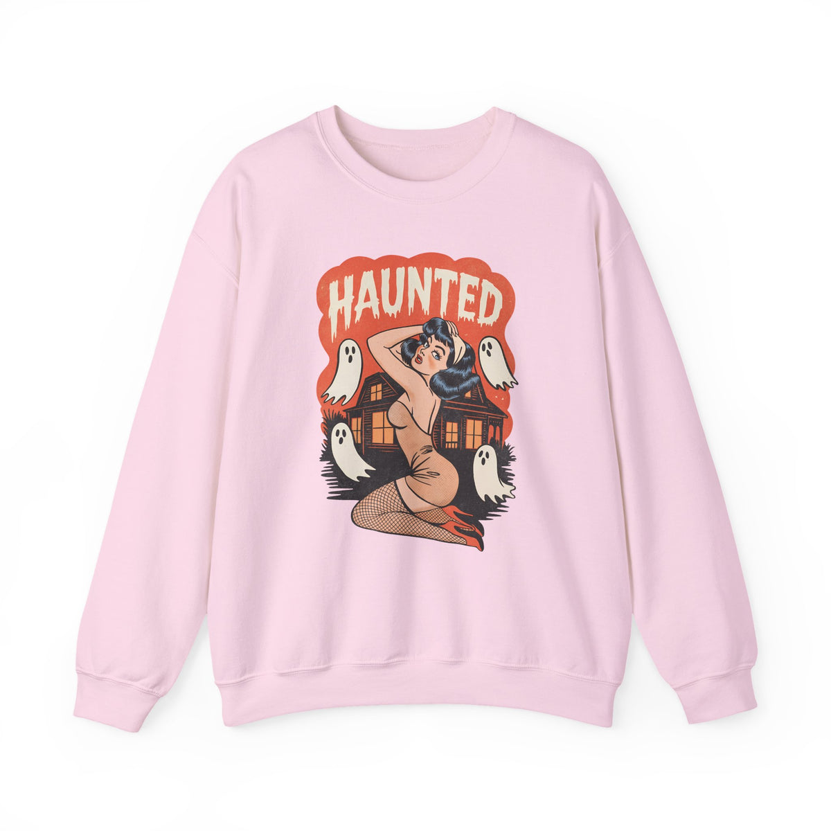 Haunted | Halloween | Crewneck