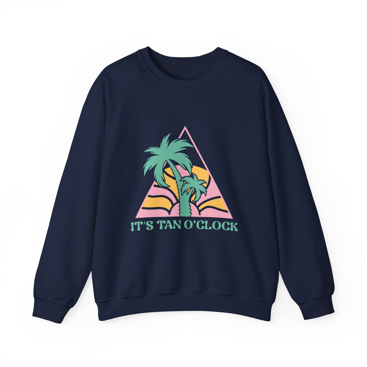 It's Tan O'Clock | Beach | Summer | Crewneck