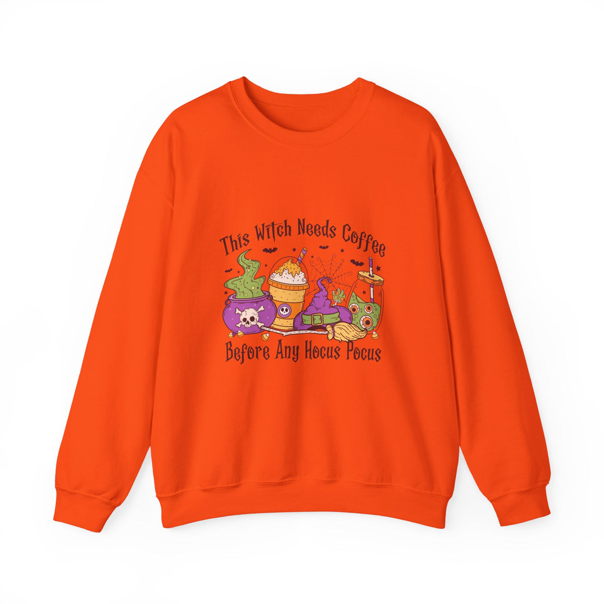 This Witch Needs Coffee | Halloween | Crewneck