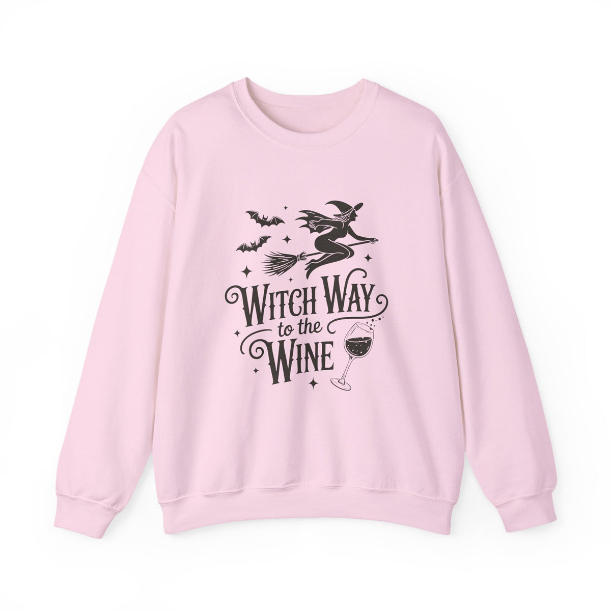 Witch Way To The Wine | Halloween | Crewneck