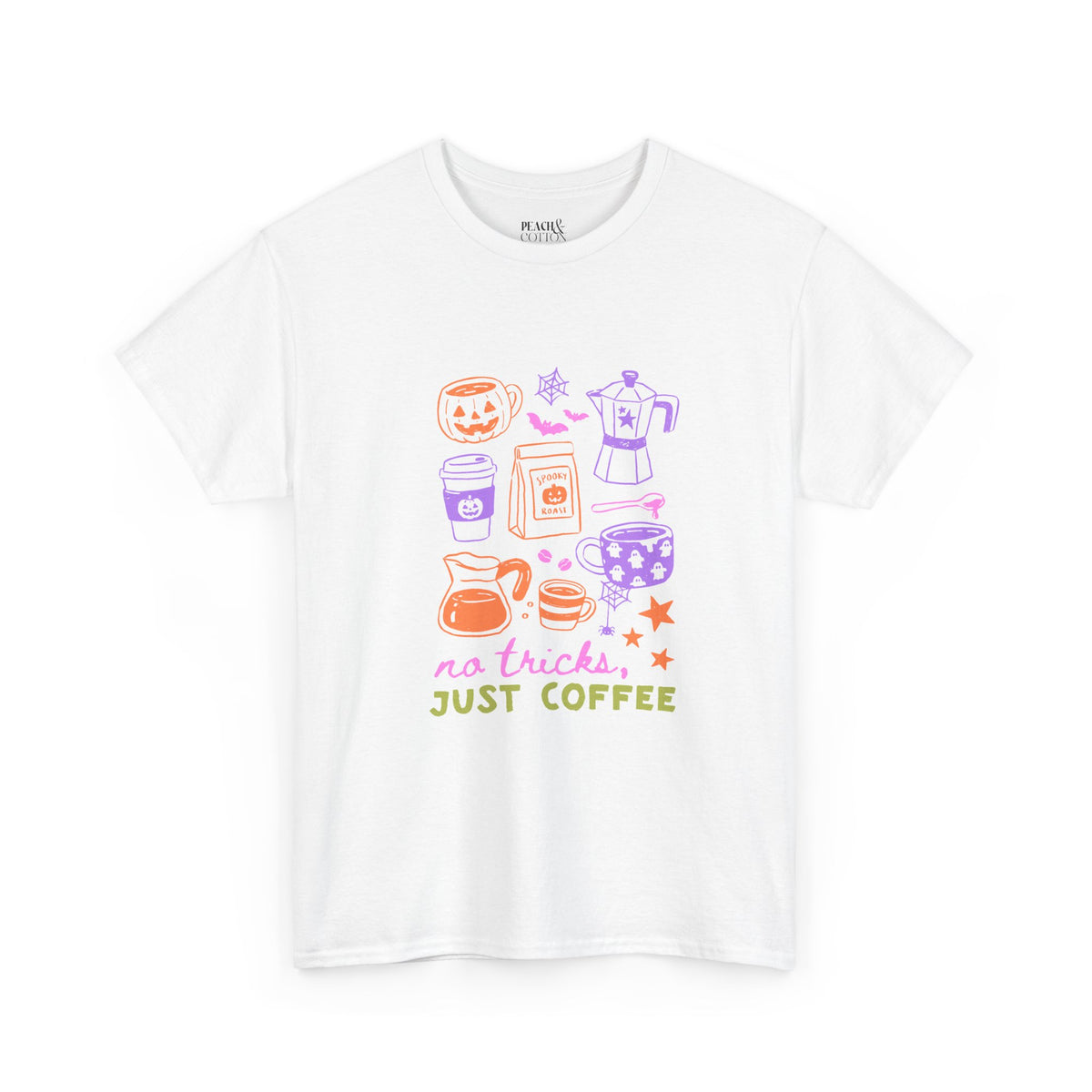 No Tricks Just Coffee | Halloween Coffee | T-Shirt