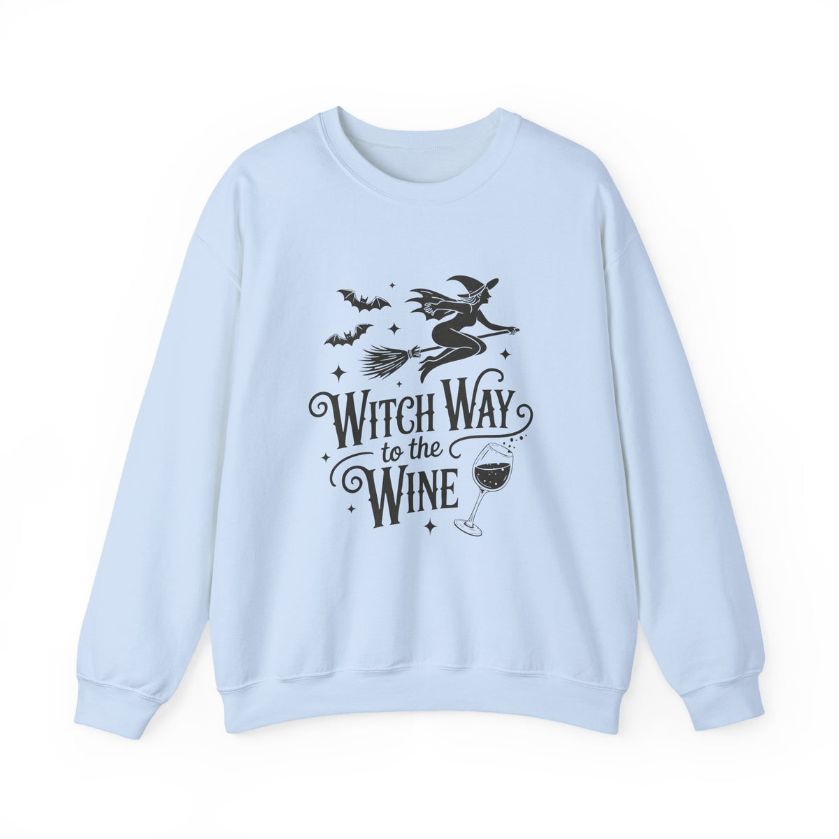 Witch Way To The Wine | Halloween | Crewneck