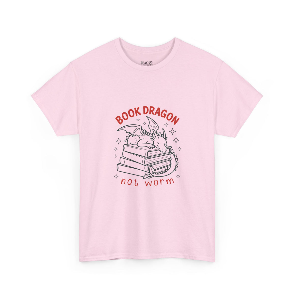 Book Dragon Not Worm | Book Lover | T-Shirt