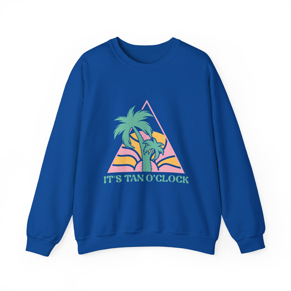 It's Tan O'Clock | Beach | Summer | Crewneck