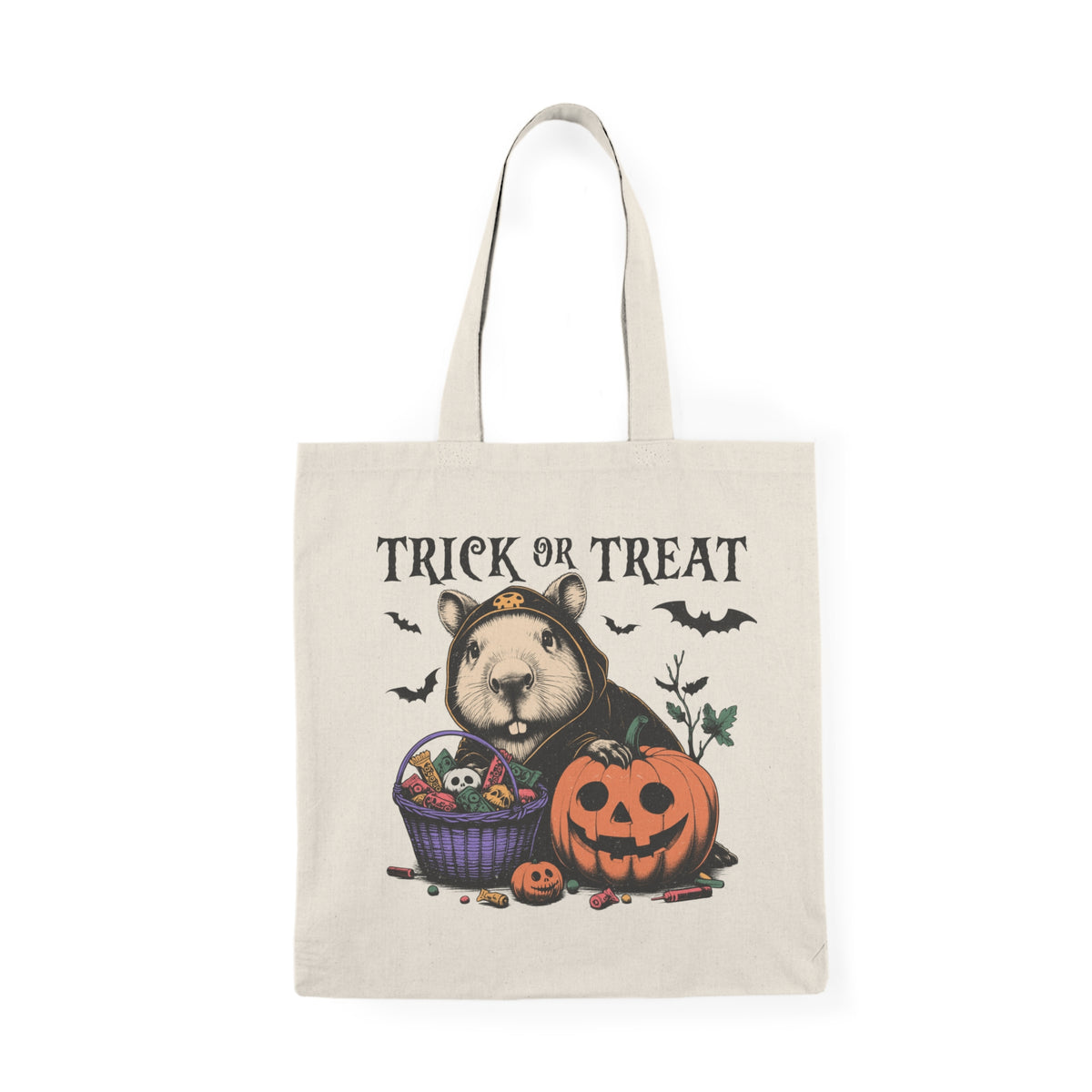 Trick Or Treat | Capybara | Halloween | Tote Bag