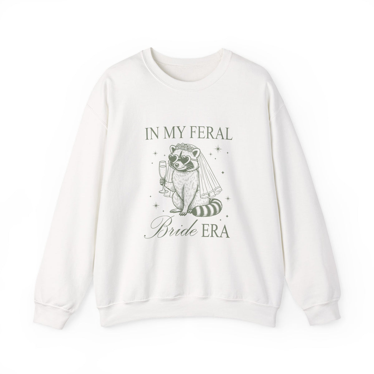 In my feral Bride Era | Racoon | Bachelorette | Crewneck