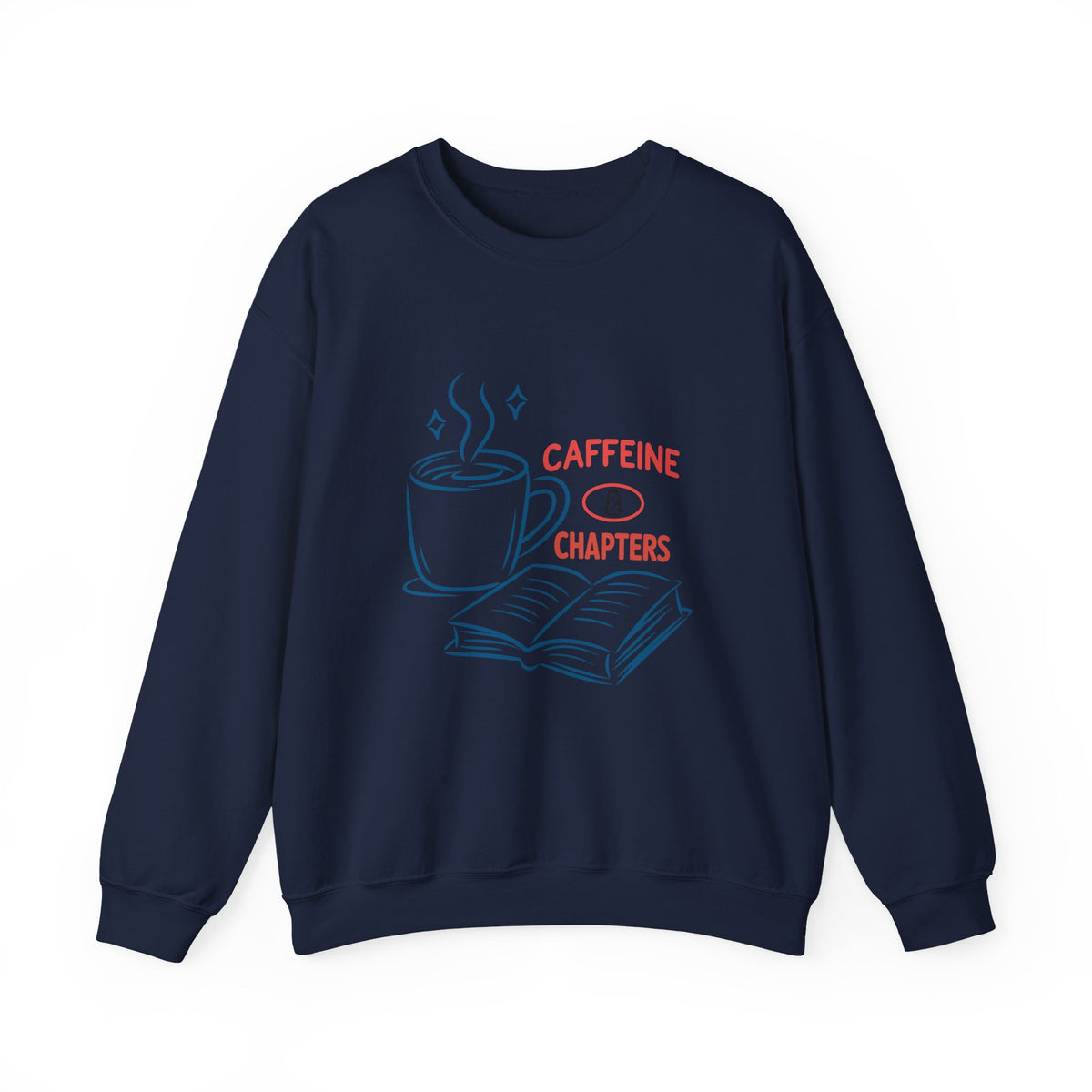 Caffeine & Chapters | Book Lover | Crewneck