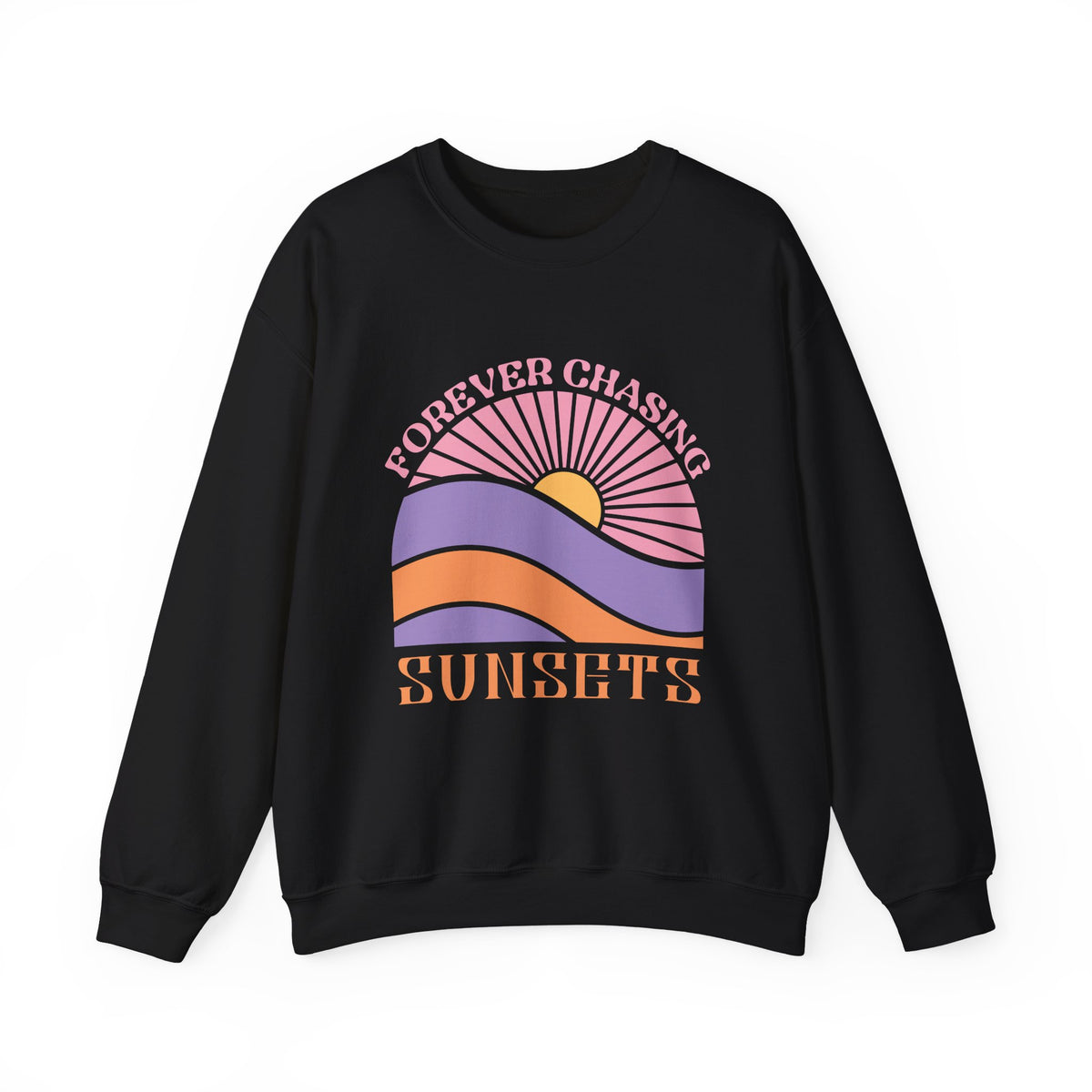 Forever Chasing Sunsets | Beach | Summer | Crewneck