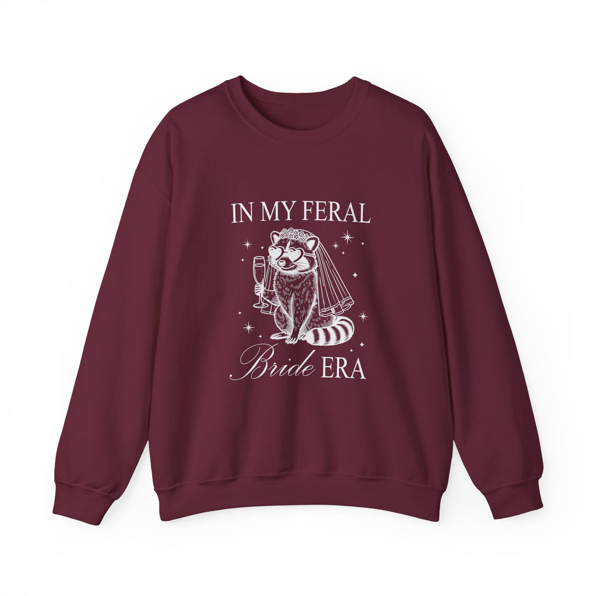 In my feral Bride Era | Racoon | Bachelorette | Crewneck
