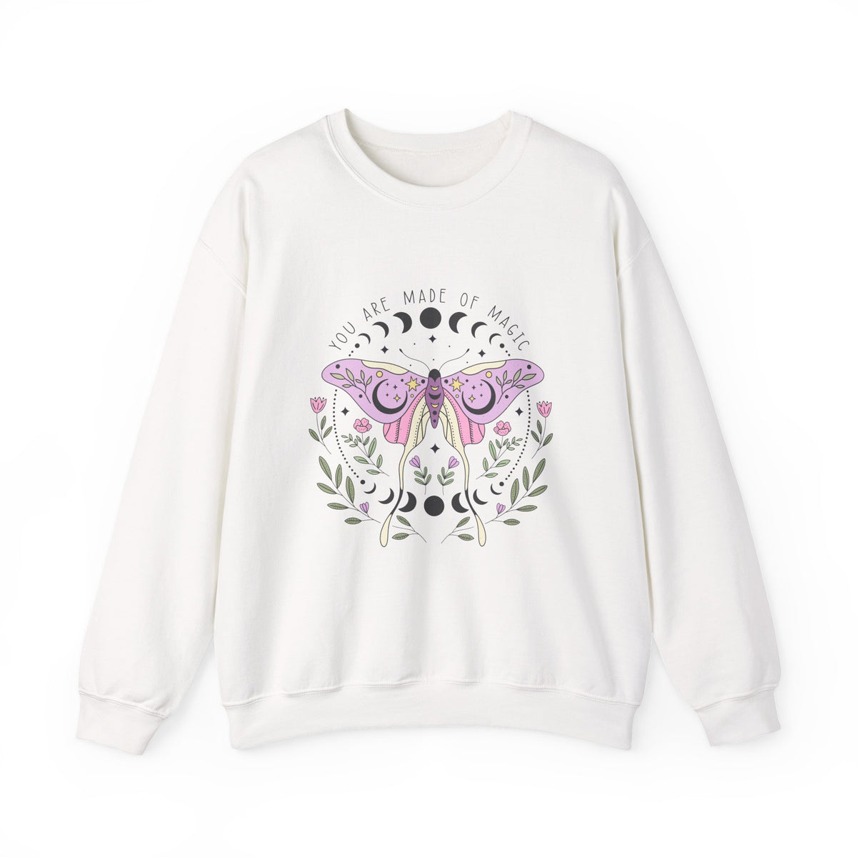 You Are Made Of Magic | Moth Buttefly | Summer | Crewneck