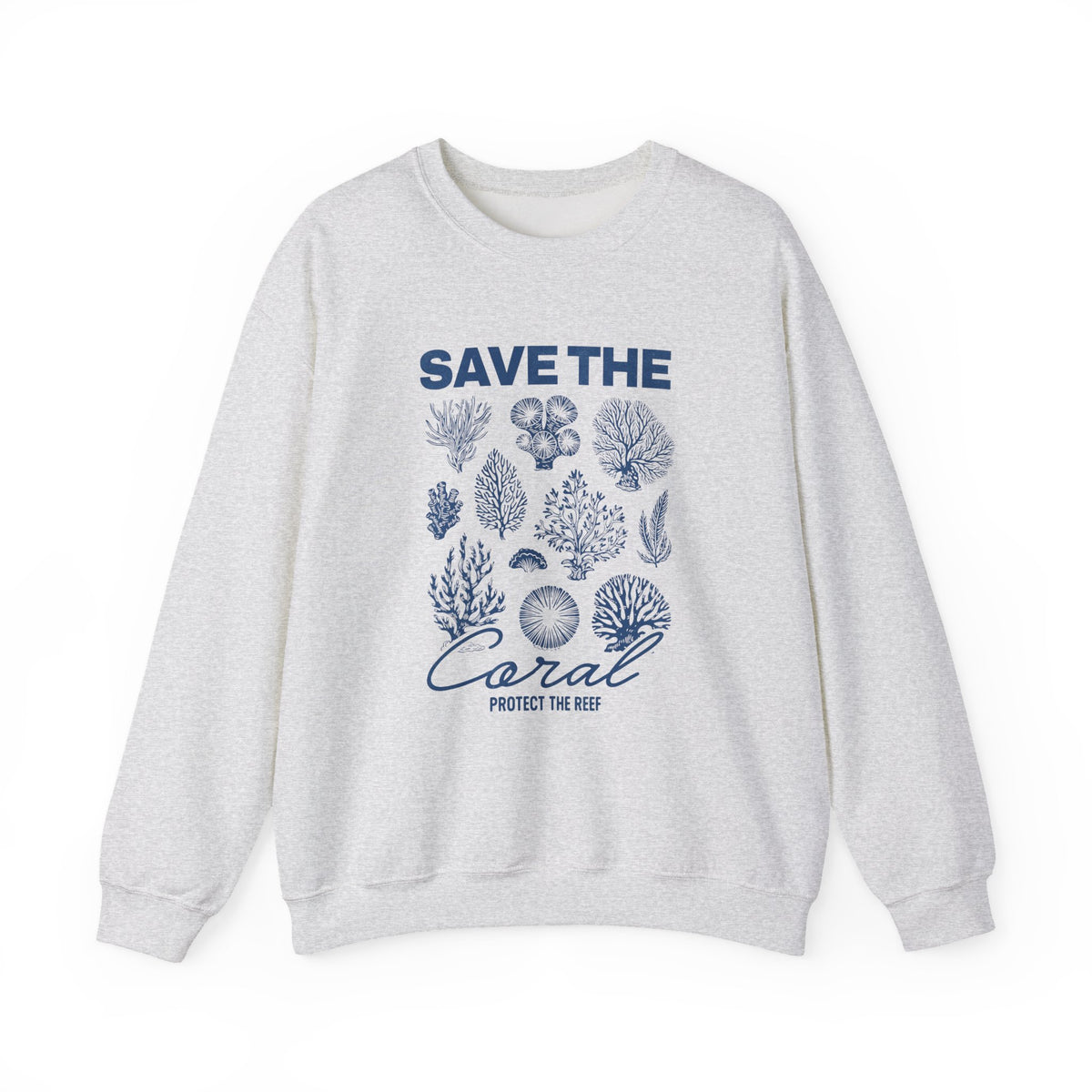 Save The Coral | Save The Ocean | Summer | Crewneck