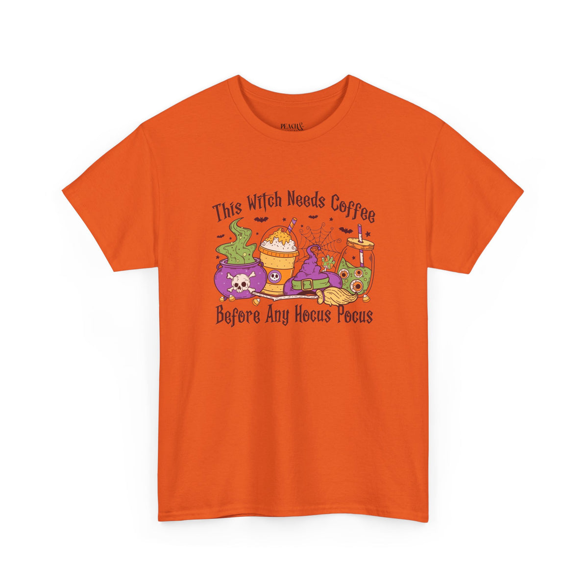 This Witch Needs Coffee | Halloween | T-Shirt