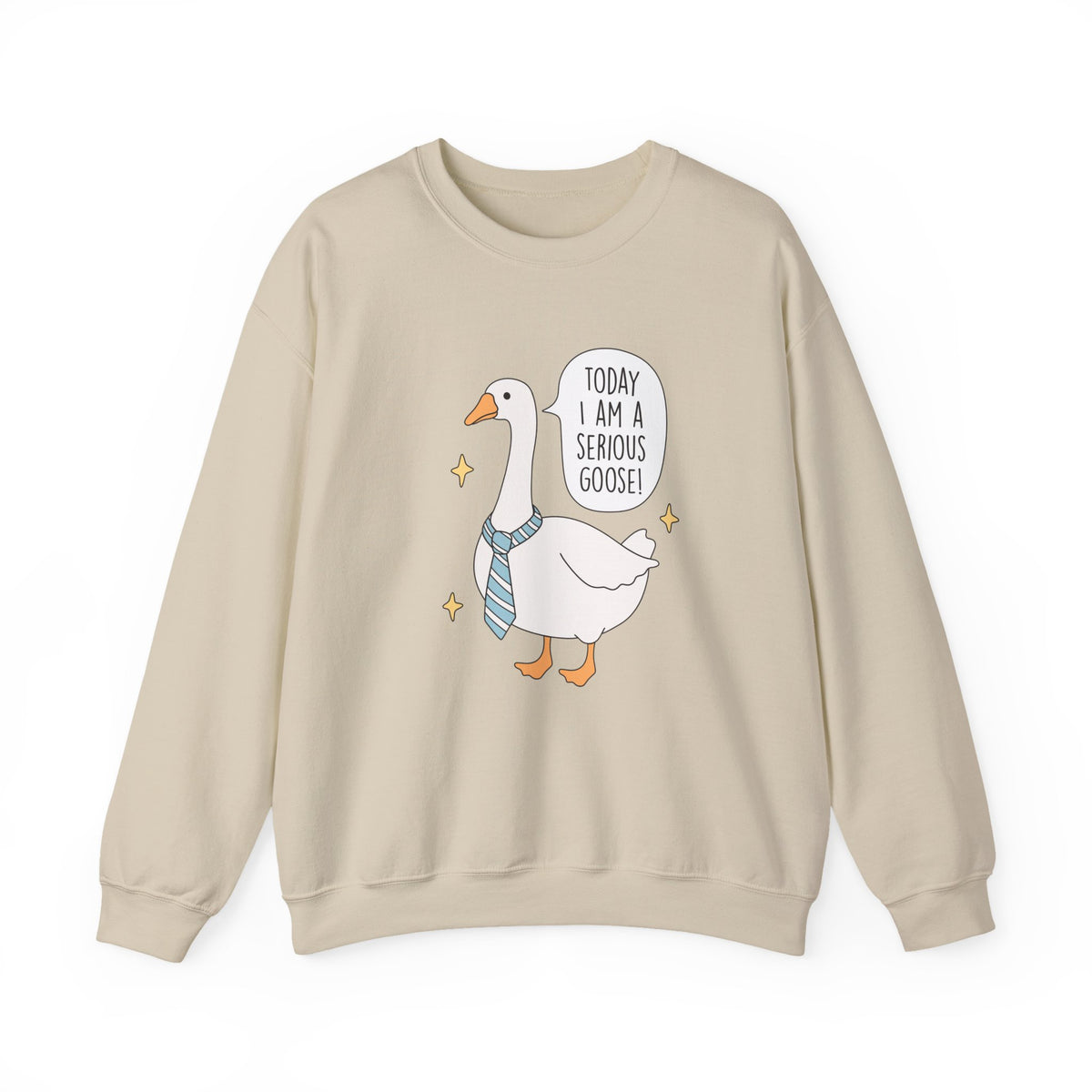 Today I Am A Serious Goose | Silly Goose | Crewneck