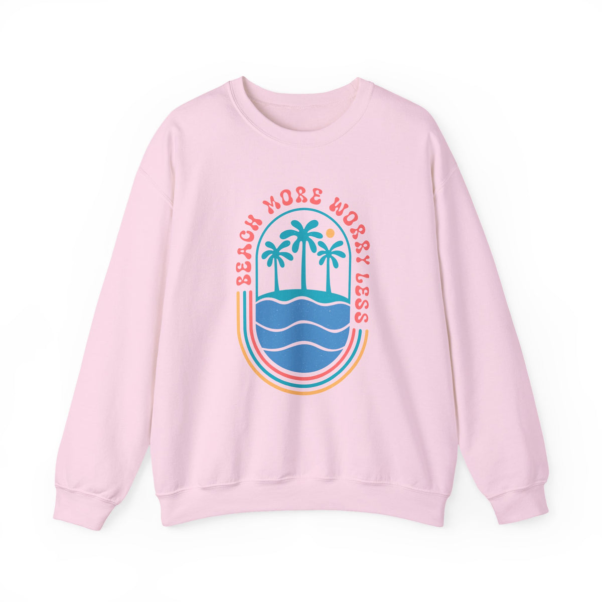 Beach More Worry Less | Summer Boho | Crewneck