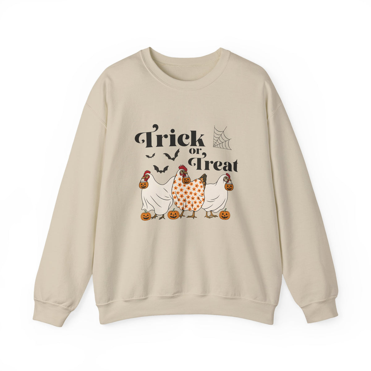Trick Or Treat Chicken | Halloween | Crewneck
