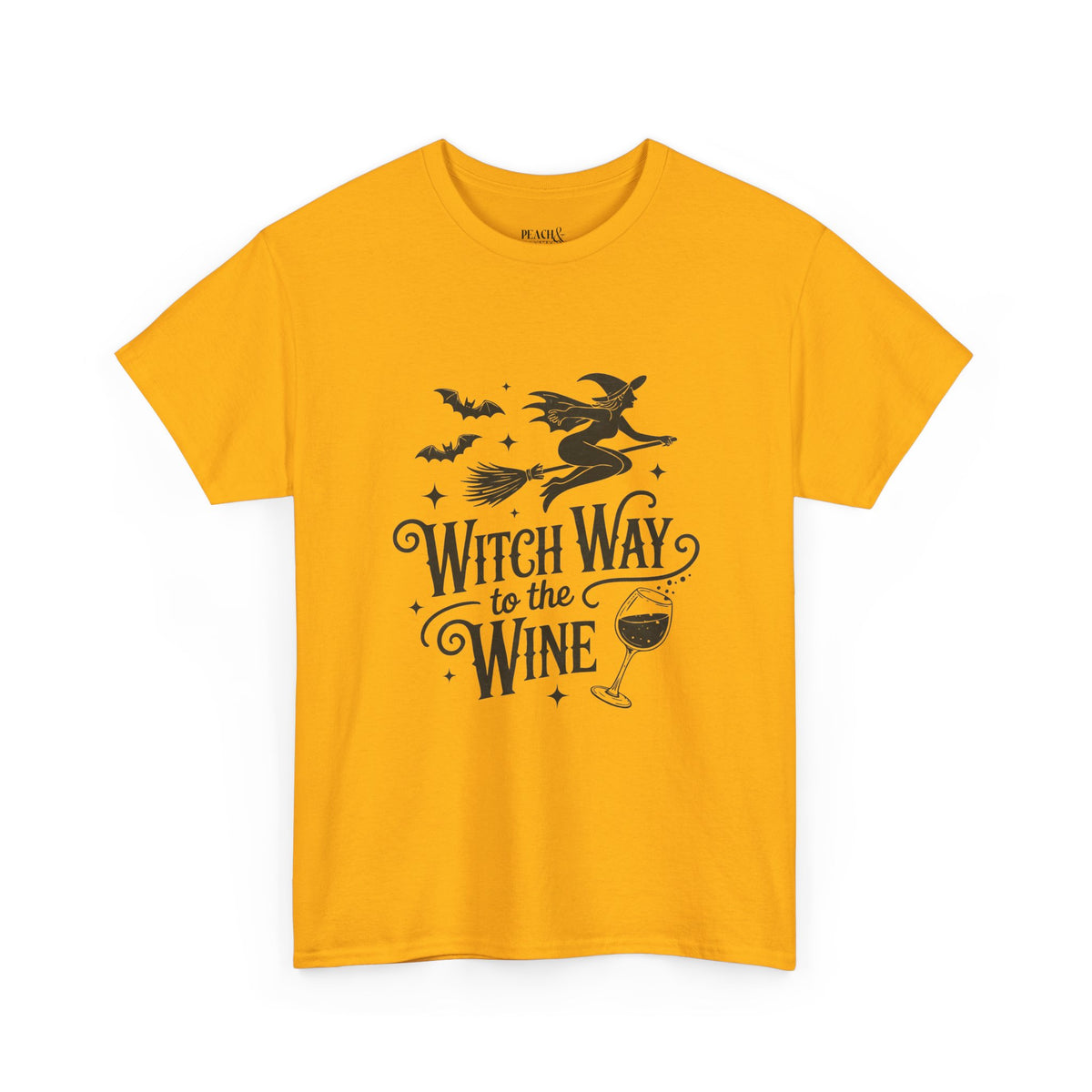 Witch Way To The Wine | Halloween | T-Shirt