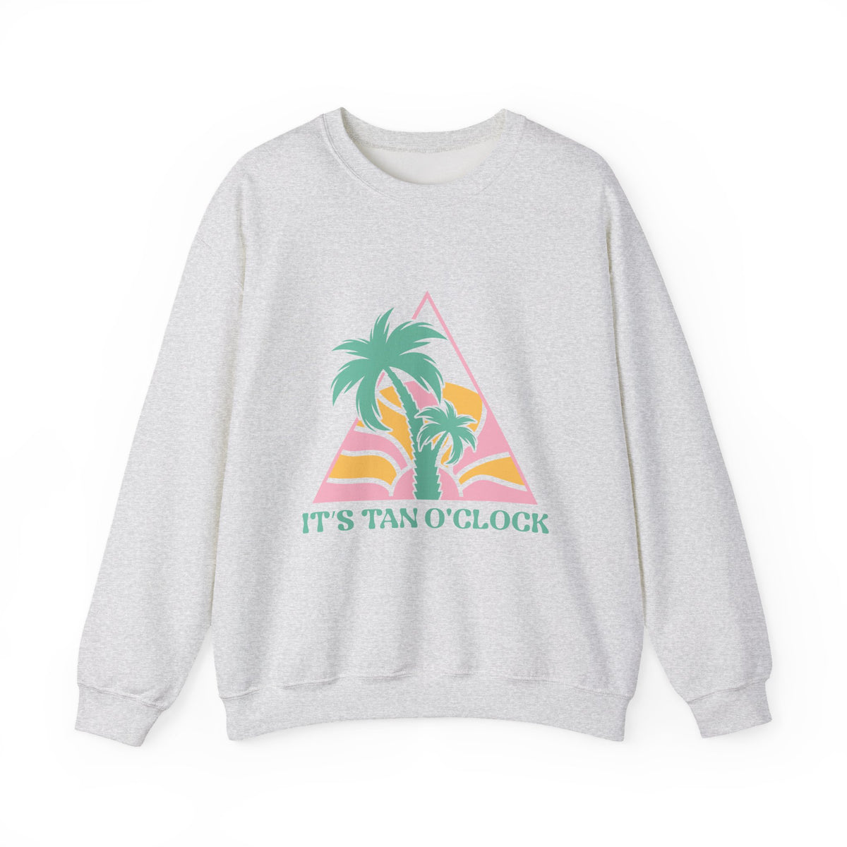 It's Tan O'Clock | Beach | Summer | Crewneck