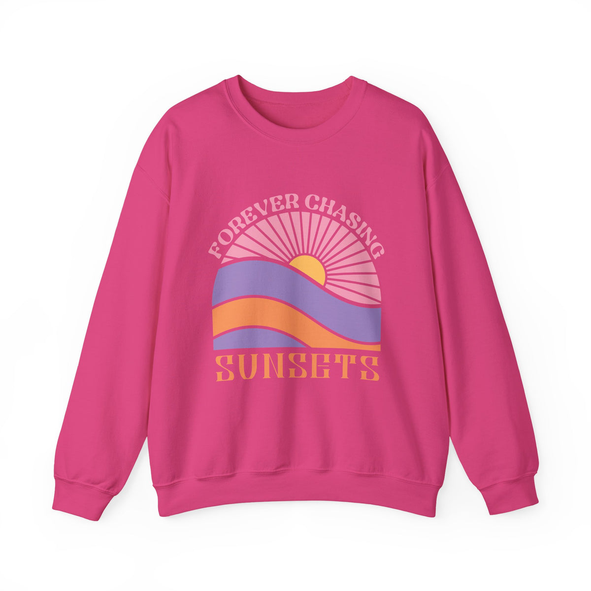 Forever Chasing Sunsets | Beach | Summer | Crewneck